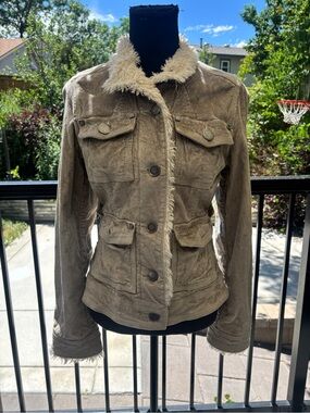 Twill Twenty Two Sherpa Lined Corduroy Jacket